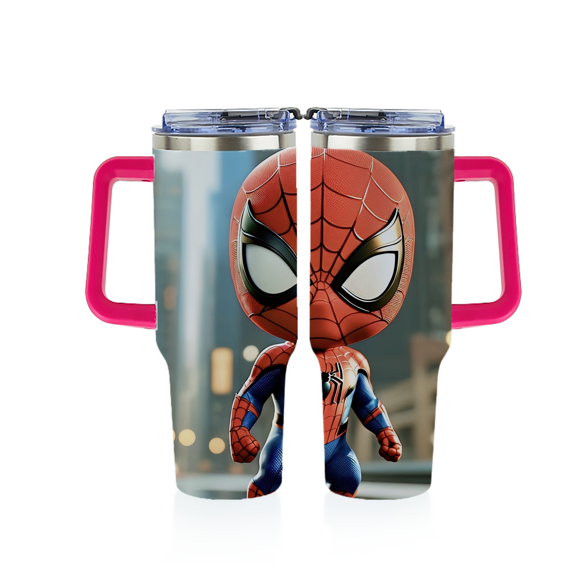 （画像用） Spider Man スパイダーマン 1200ｍLフルプリント車用タンブラー